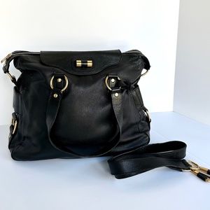 Rive Gauche Leather Satchel by Yves Saint Laurent